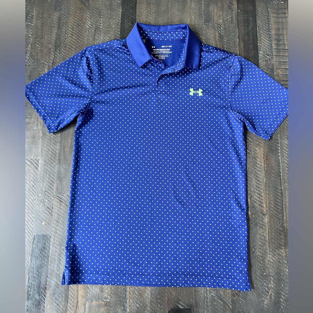 Under Armour Blue Performance Polo Shirt